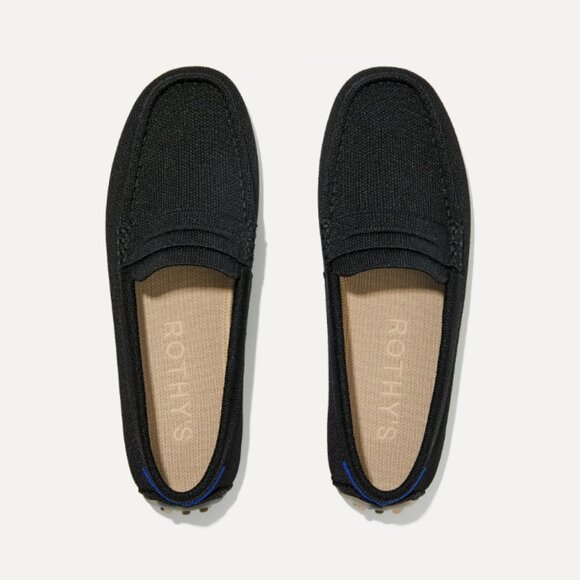 Rothy's The Driver Shoes in Black